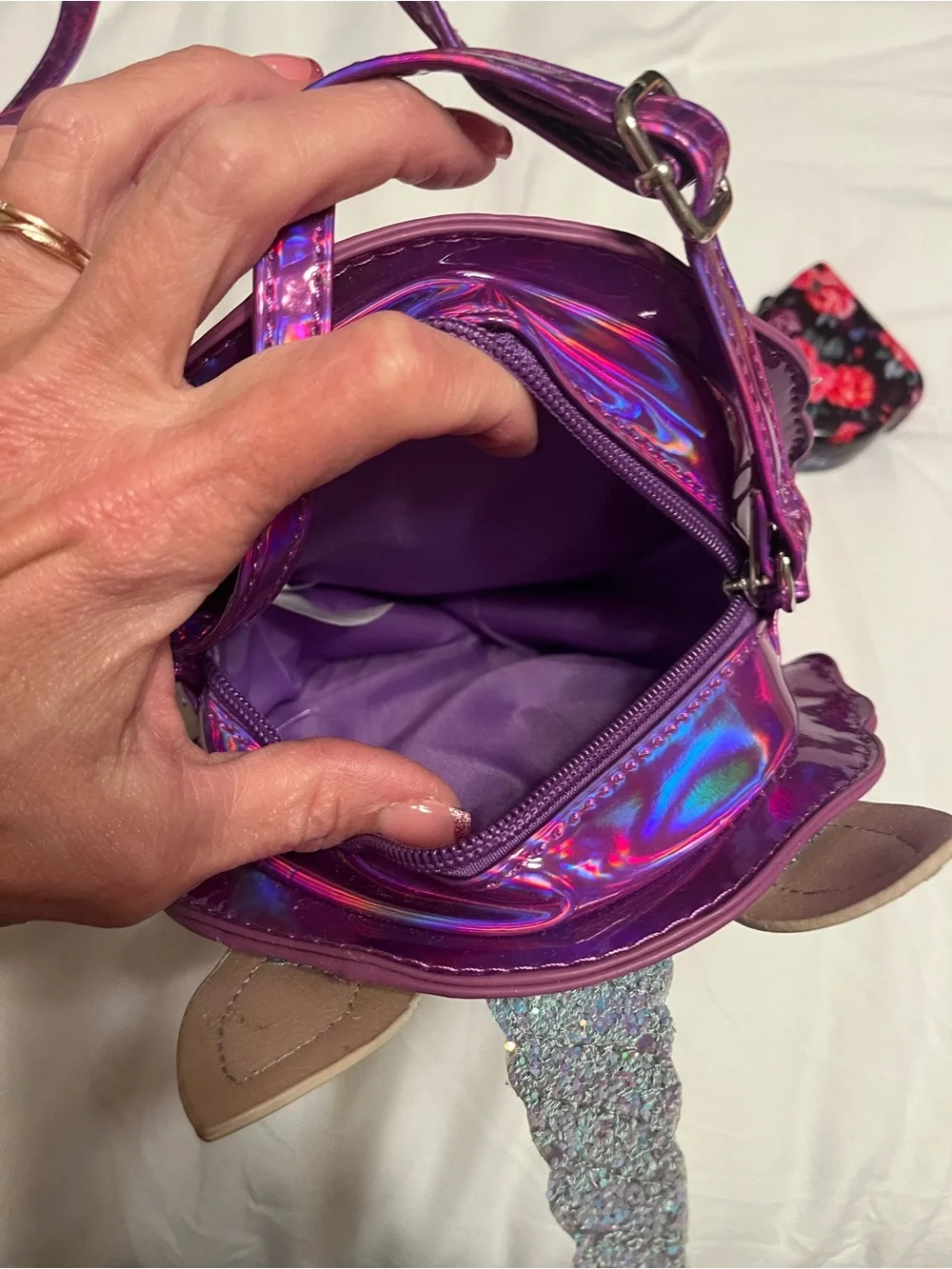 Small unicorn cupcake girls purse #4